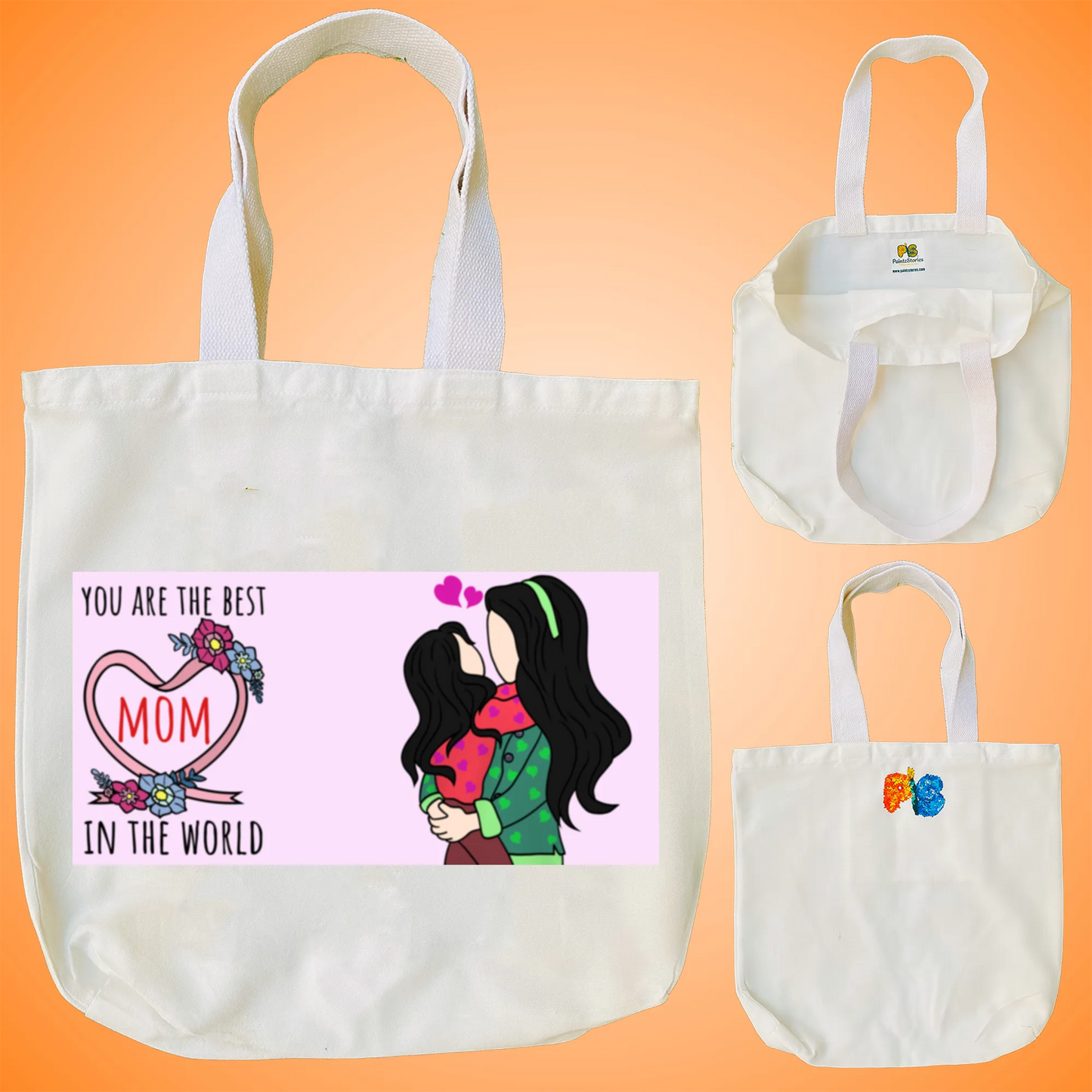 "Mother's love" Artistic Tote Bag