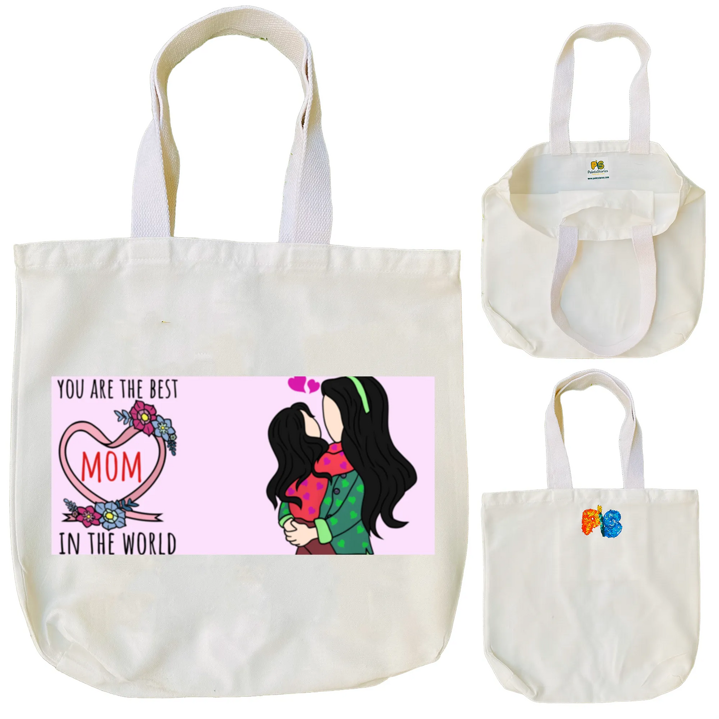 "Mother's love" Artistic Tote Bag