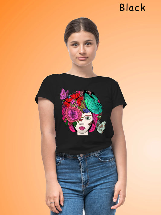 "Butterfly Lady" Unisex Regular T-Shirt