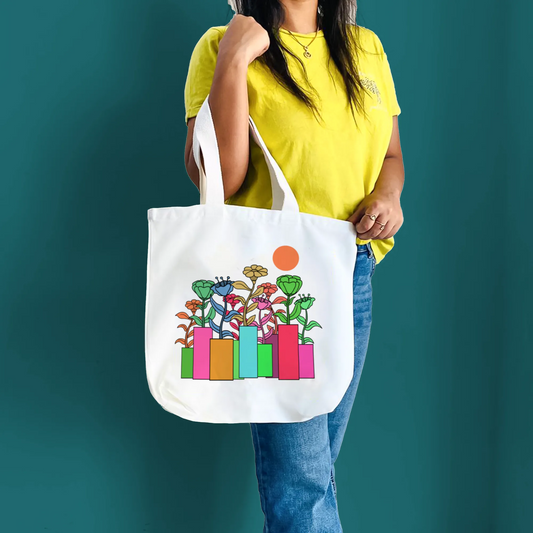 "A Garden of Joy" Artistic Tote Bag