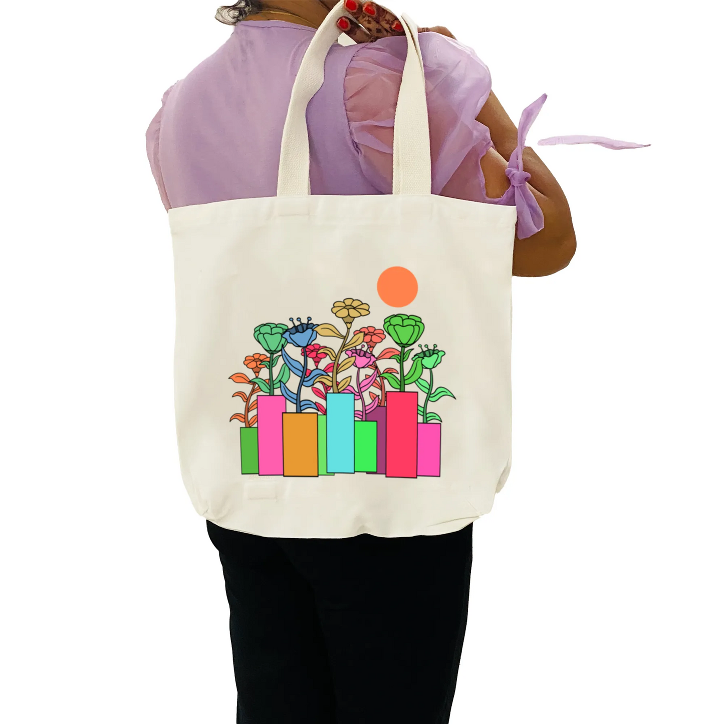 "A Garden of Joy" Artistic Tote Bag