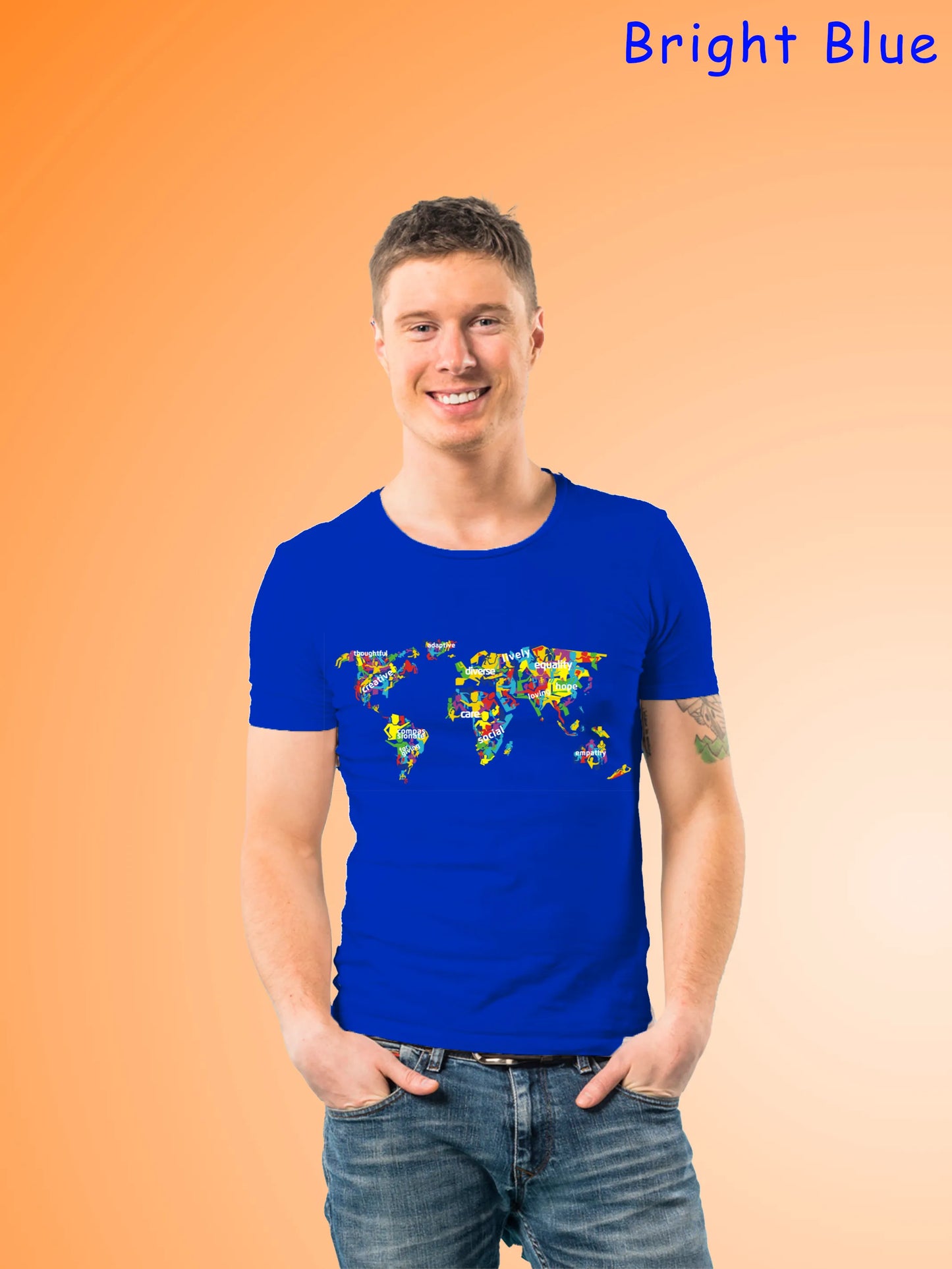 "The Humanity Map" Unisex Regular T-Shirt