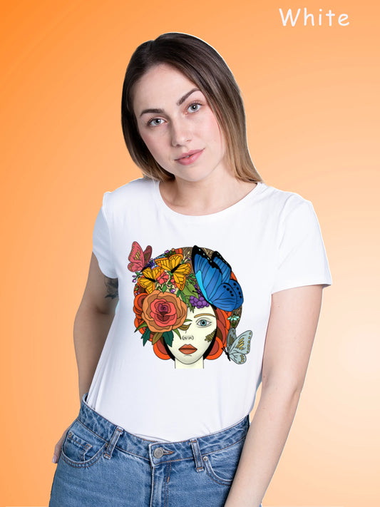 "Butterfly Lady" Unisex Regular T-Shirt
