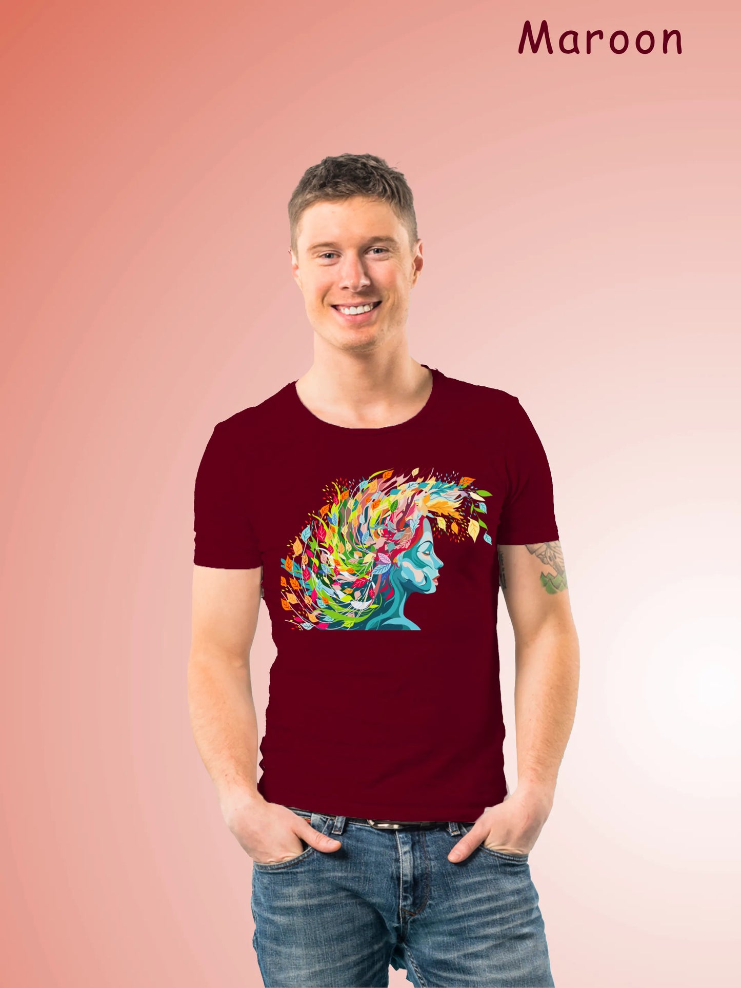 "Embracing Colourful Creativity in Life" Unisex Regular T-Shirt