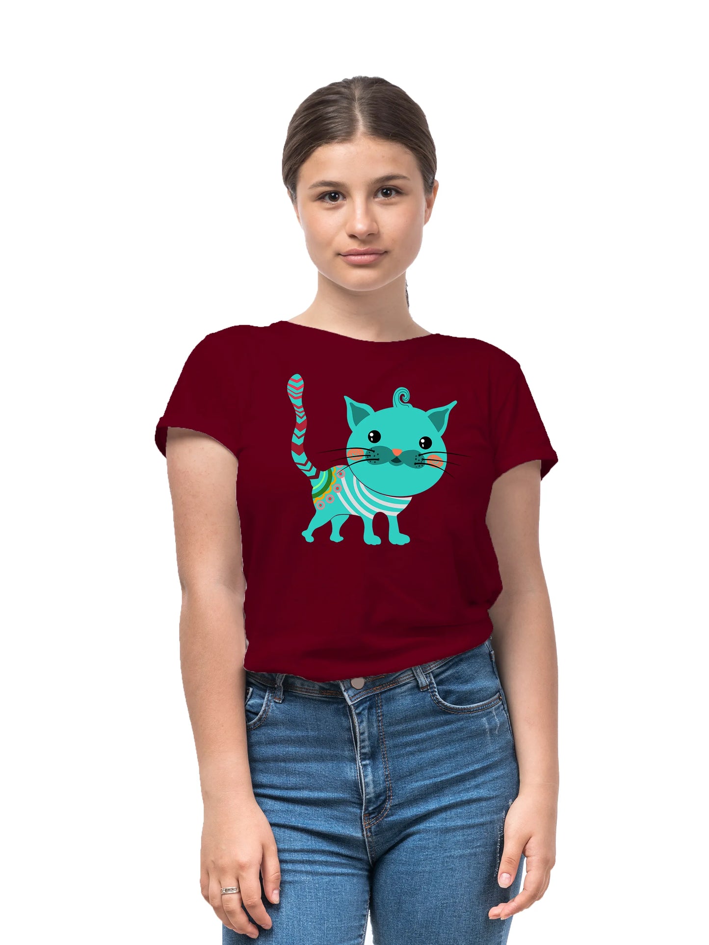 "An adorned cat" Unisex Regular T-Shirt