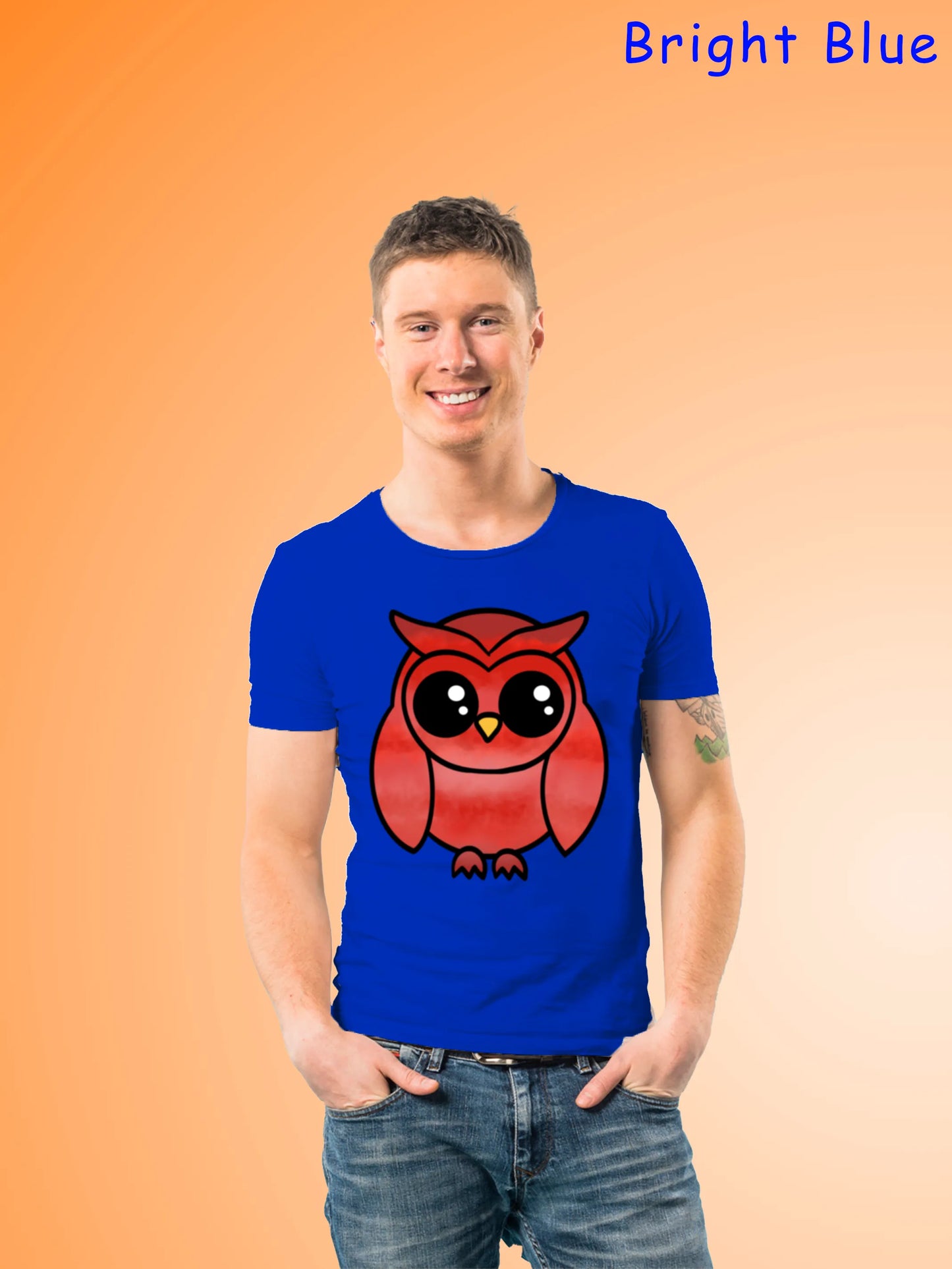 "A graceful owl " Unisex Regular T-Shirt