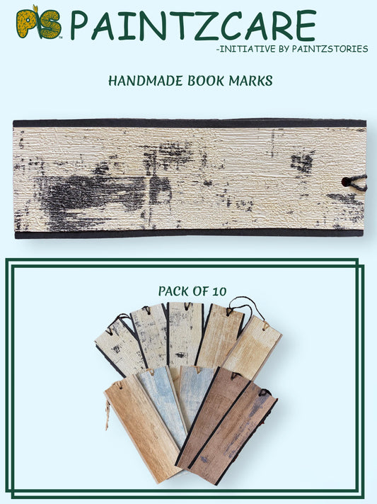 PaintzCare - Handmade Book Marks (Set of 10)