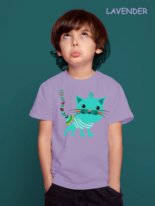 "An adorned cat" Unisex Regular Kid's T-Shirt