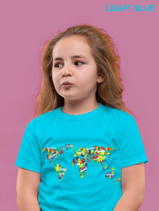 "The Humanity Map"Unisex Regular Kid's T-Shirt