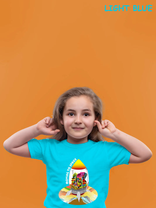 "Escape to Space" Unisex Regular Kid's T-Shirt