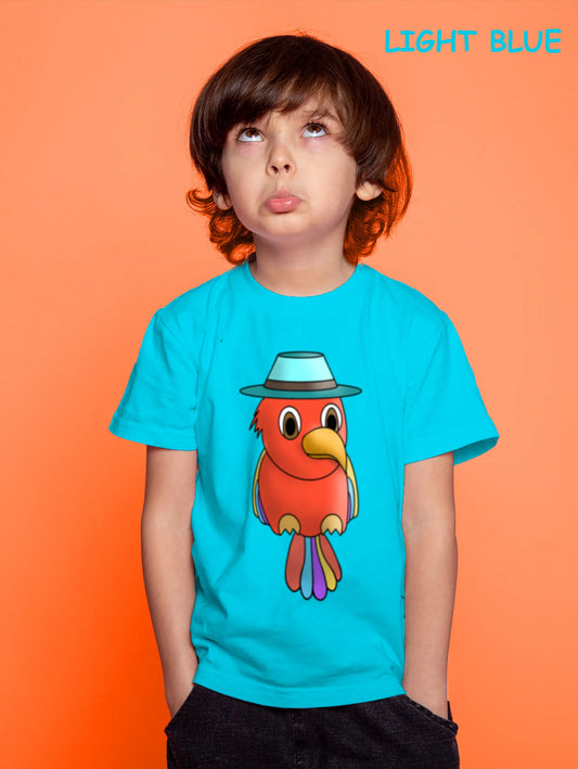 "Five colourful Birds"Unisex Regular Kid's T-Shirt