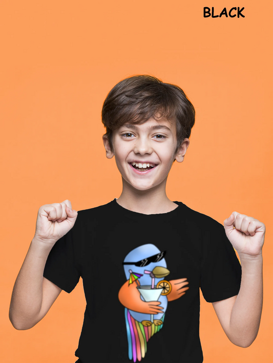 "Five colourful Birds" Unisex Regular Kid's T-Shirt