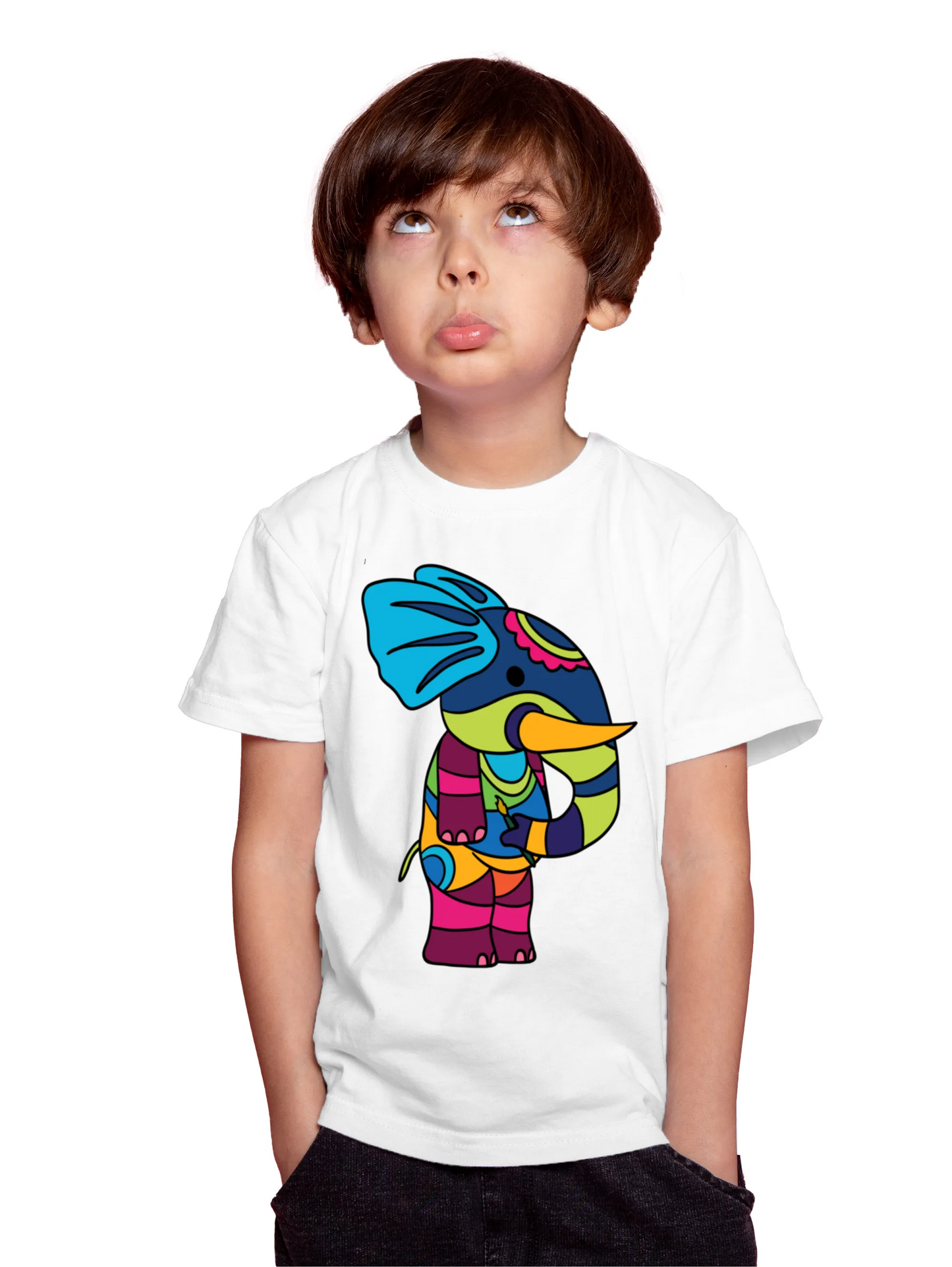 "PS(PaintzStories) Animals "Unisex Regular Kid's T-Shirt