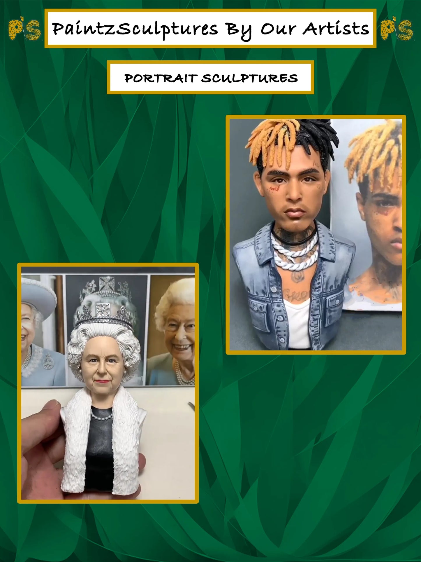 Half body sculpture