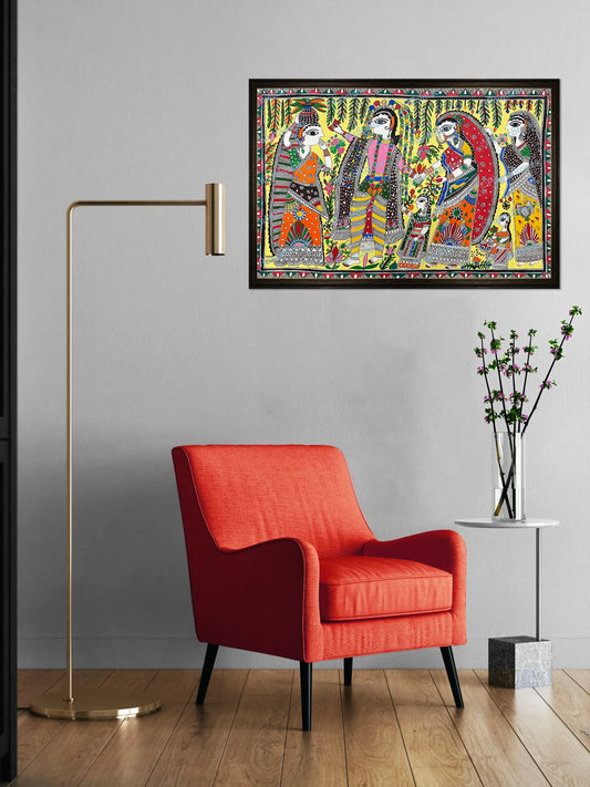 Entering Kohbar room(Nuptial Chamber)