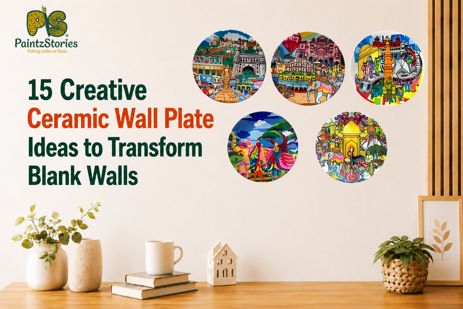 15 Creative Ceramic Wall Plate Ideas to Transform Blank Walls