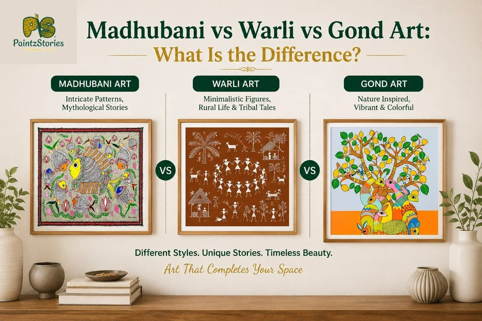 Madhubani vs Warli vs Gond Art: What Is the Difference?