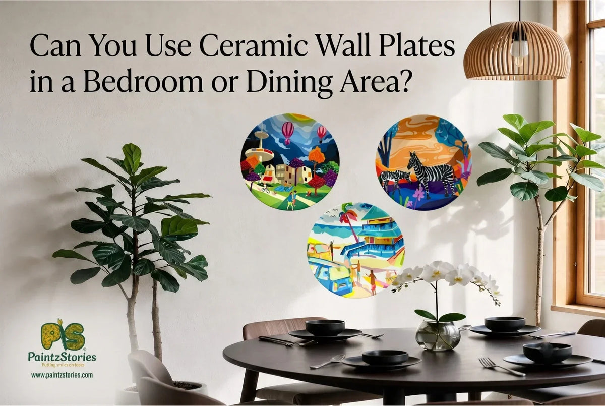 Can You Use Ceramic Wall Plates in a Bedroom or Dining Area?