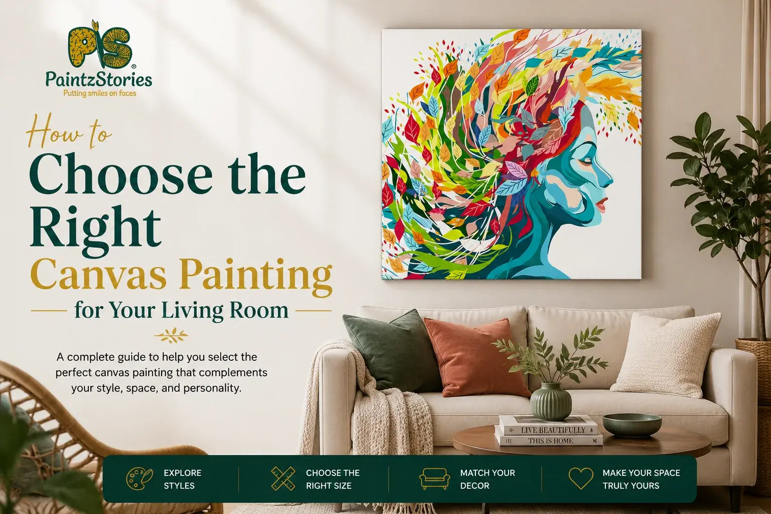  canvas painting for living room 