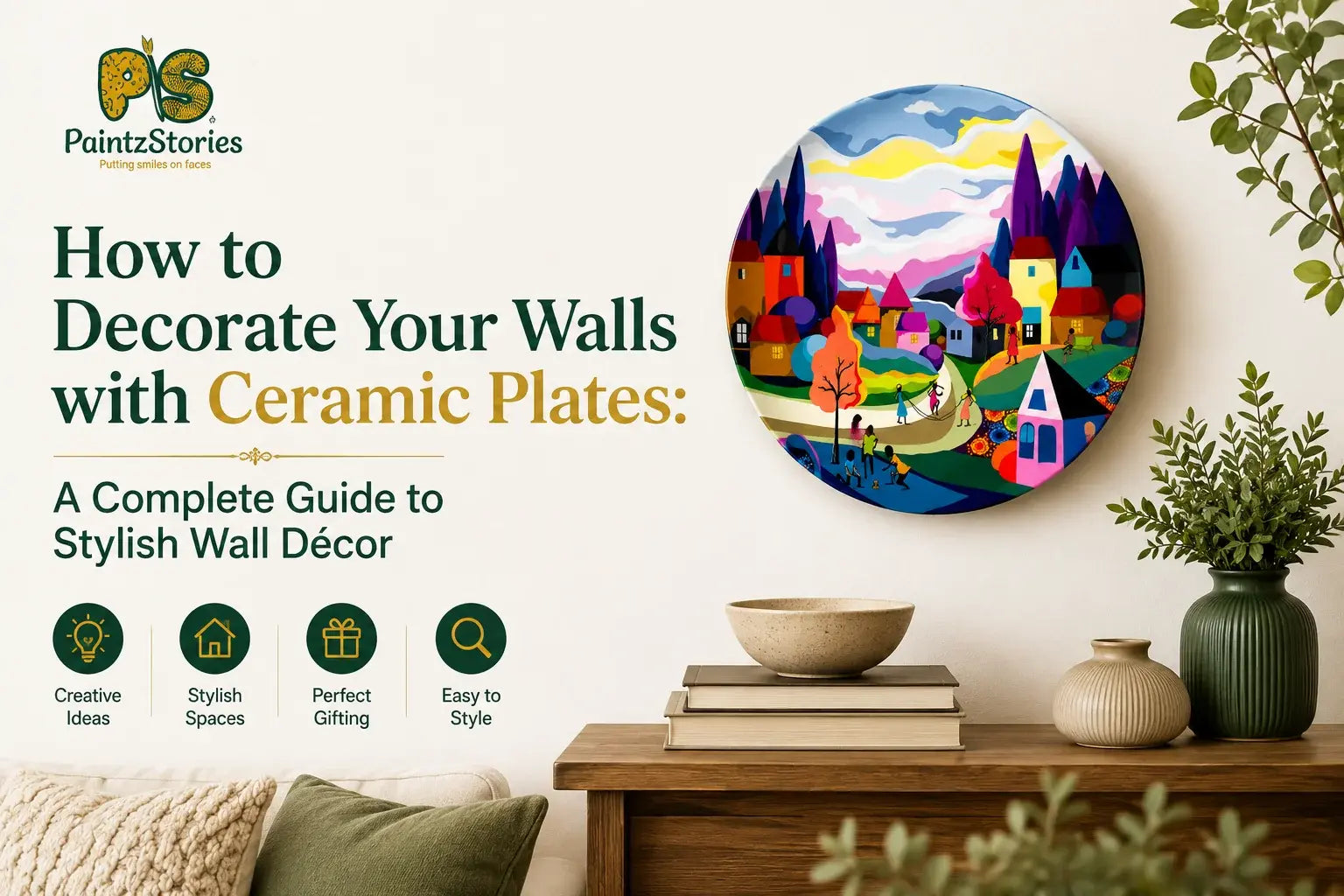 How to Decorate Your Walls with Ceramic Plates – A Complete Guide to Stylish Wall Decor