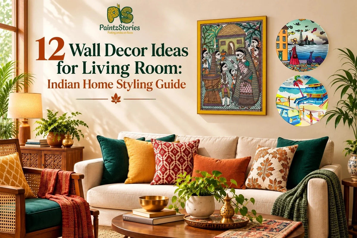 12 Wall Decor Ideas for Living Room: Indian Home Styling Guide