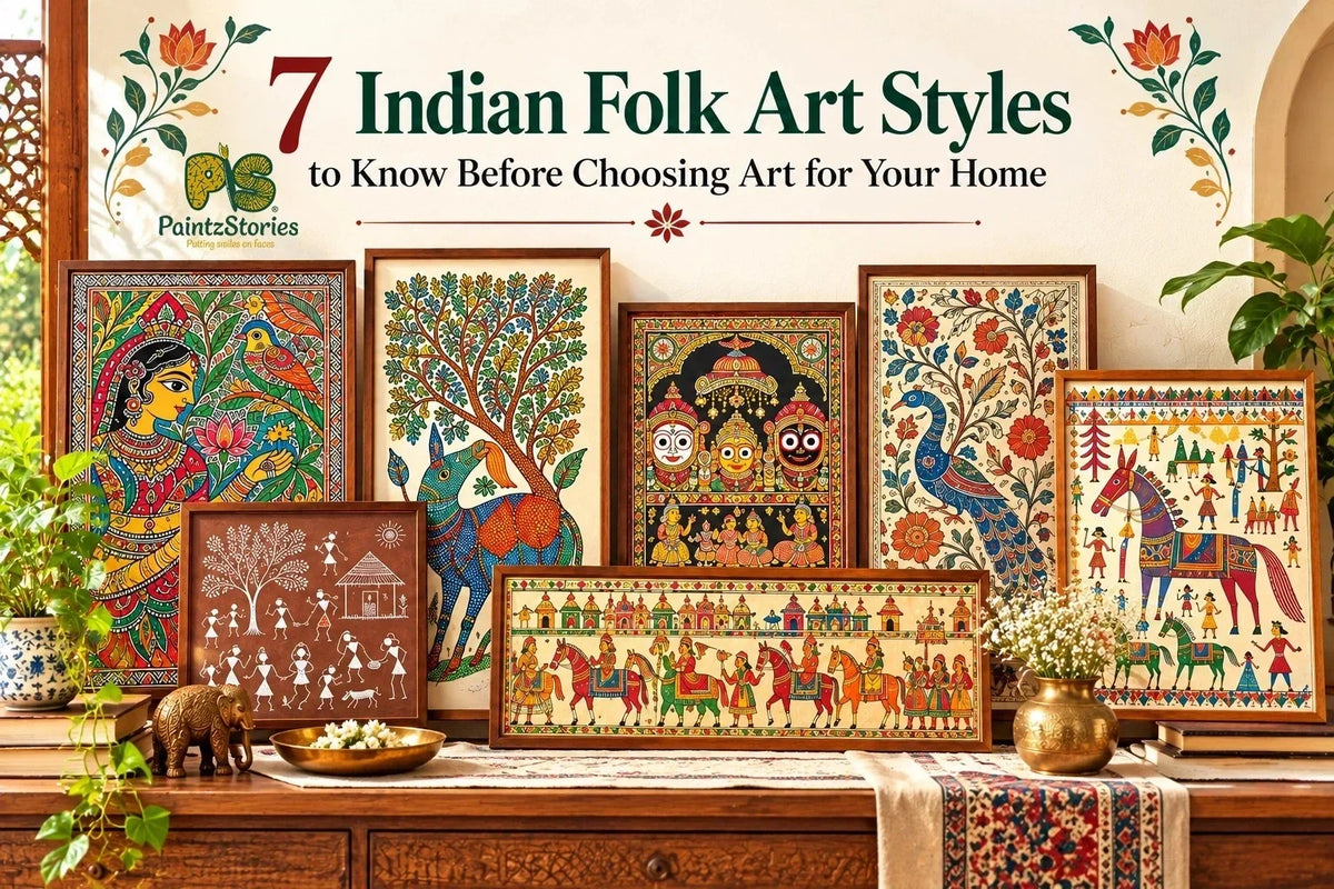 7 Indian Folk Art Styles to Know Before Choosing Art for Your Home