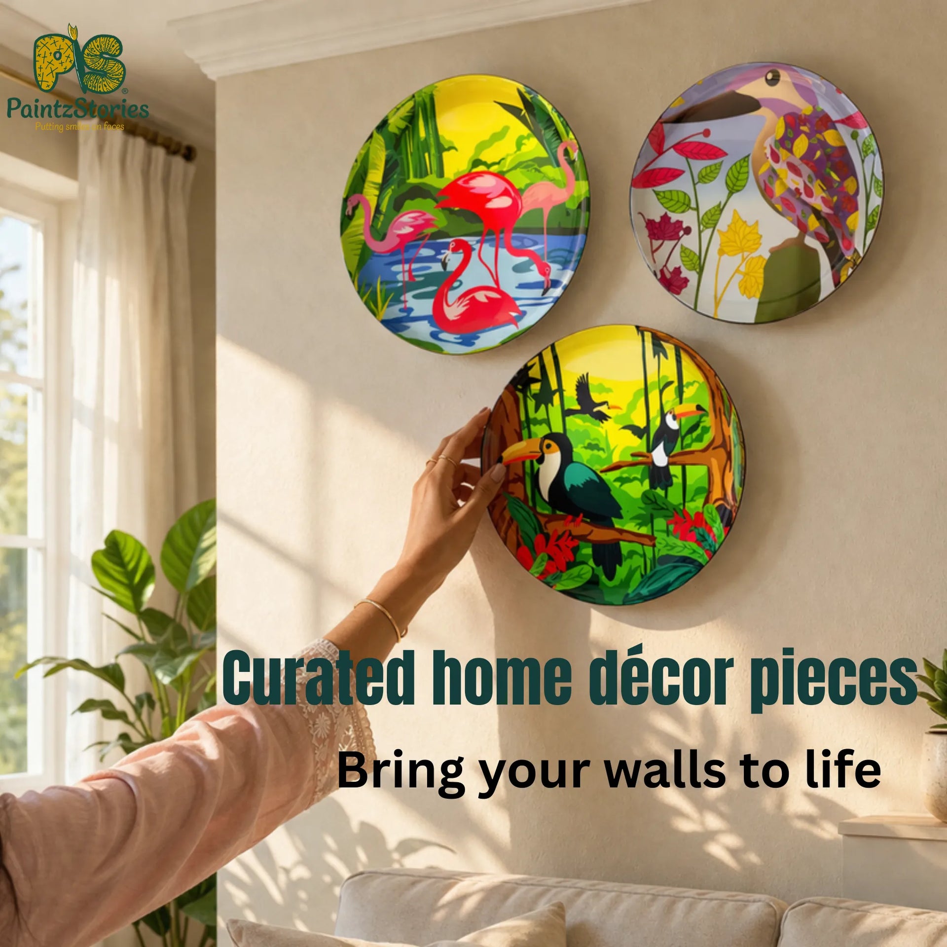 Metal Wall Art Plates