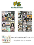 Personalized Caricature Book (upto 3 pages)
