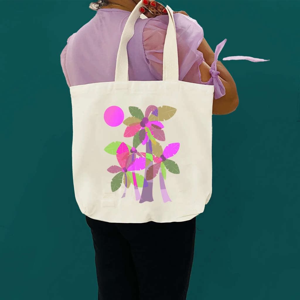 "Palm Trees" Artistic Tote Bag