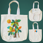 "Palm Trees" Artistic Tote Bag