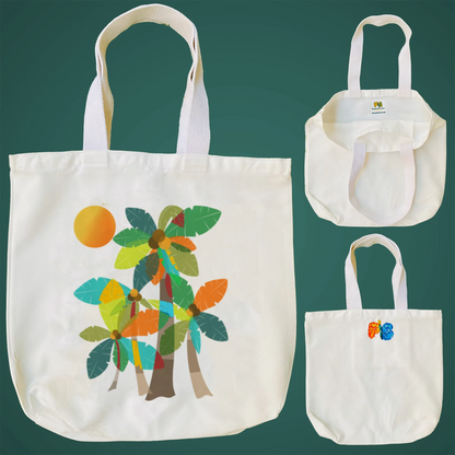 "Palm Trees" Artistic Tote Bag