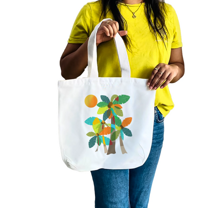 "Palm Trees" Artistic Tote Bag