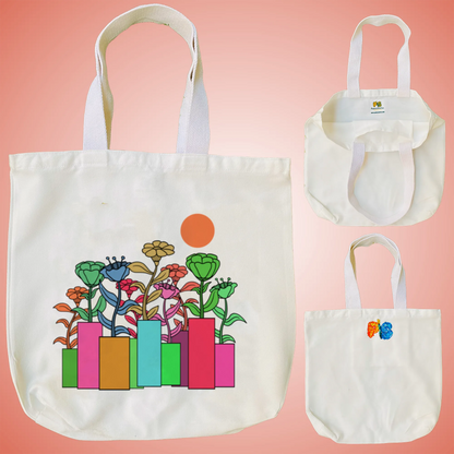 "A Garden of Joy" Artistic Tote Bag