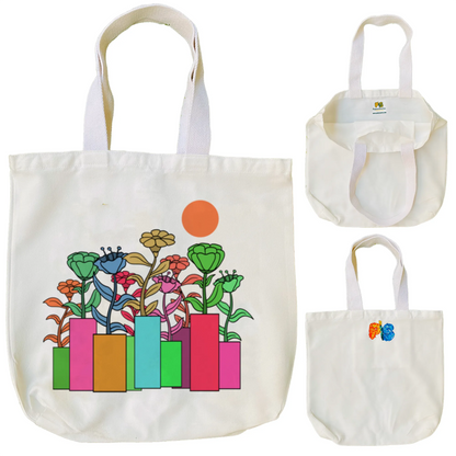 "A Garden of Joy" Artistic Tote Bag