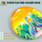 PAINTZSTORIES Metal Wall Art Plates for Home Decoration | Decorative Wall Plates | Wall Decor items for Living Room & Bedroom | Handmade Artwork Mother's love | Décor Items | Gift for house (Set of 5)