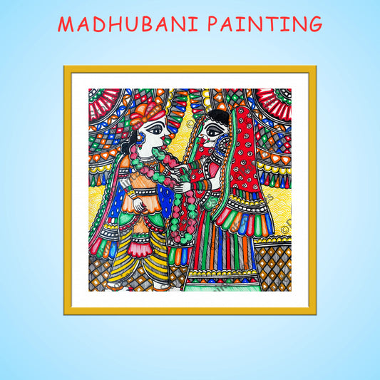 Mithila Marriage Tradition: Jai Mala - The Garland Exchange Ceremony