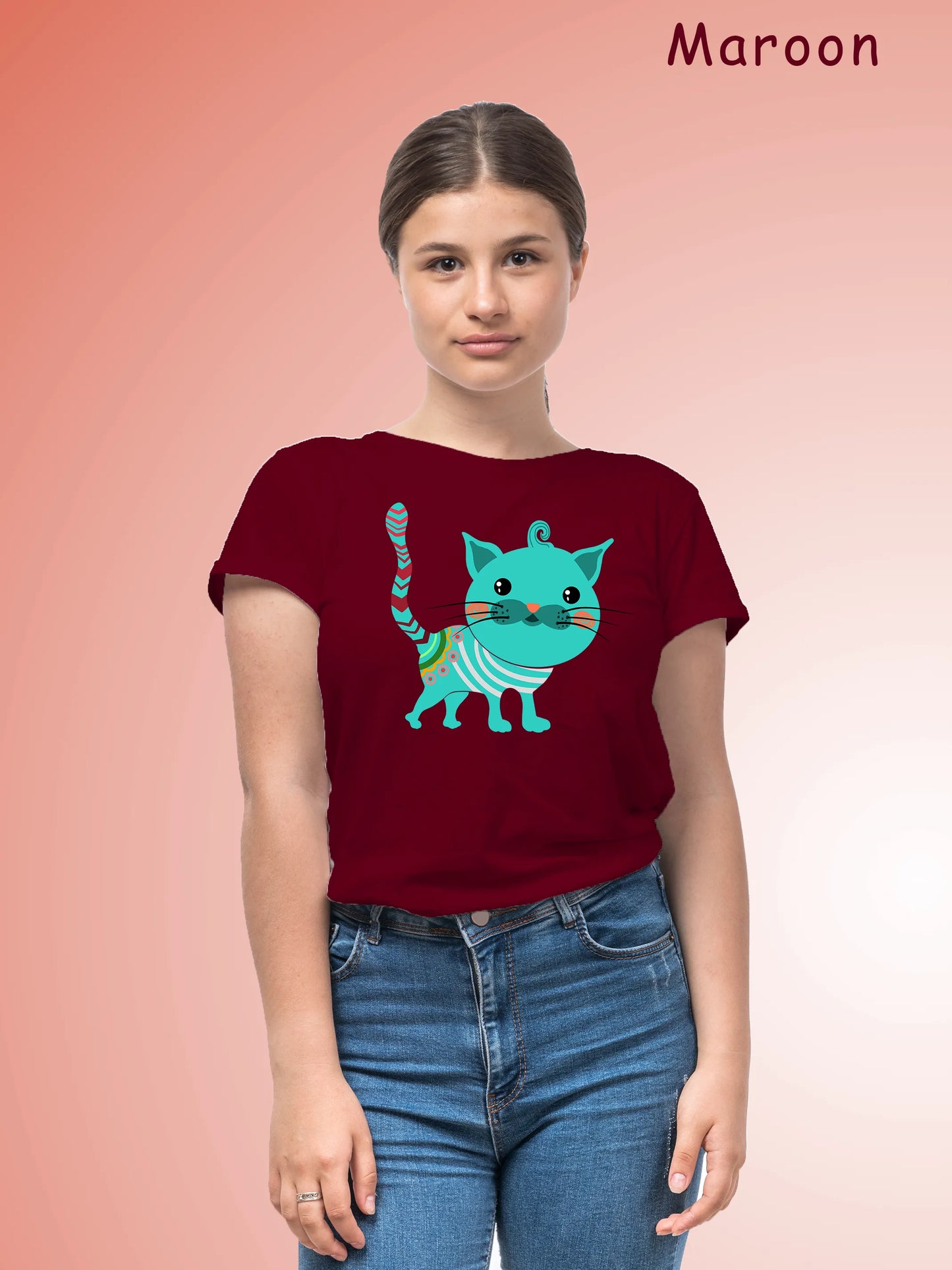 "An adorned cat" Unisex Regular T-Shirt