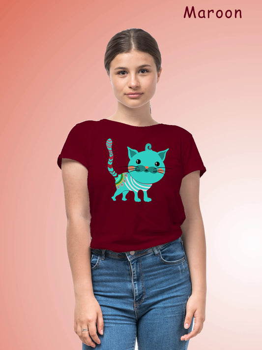 "An adorned cat" Unisex Regular T-Shirt