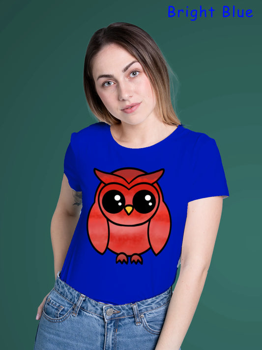 "A graceful owl " Unisex Regular T-Shirt