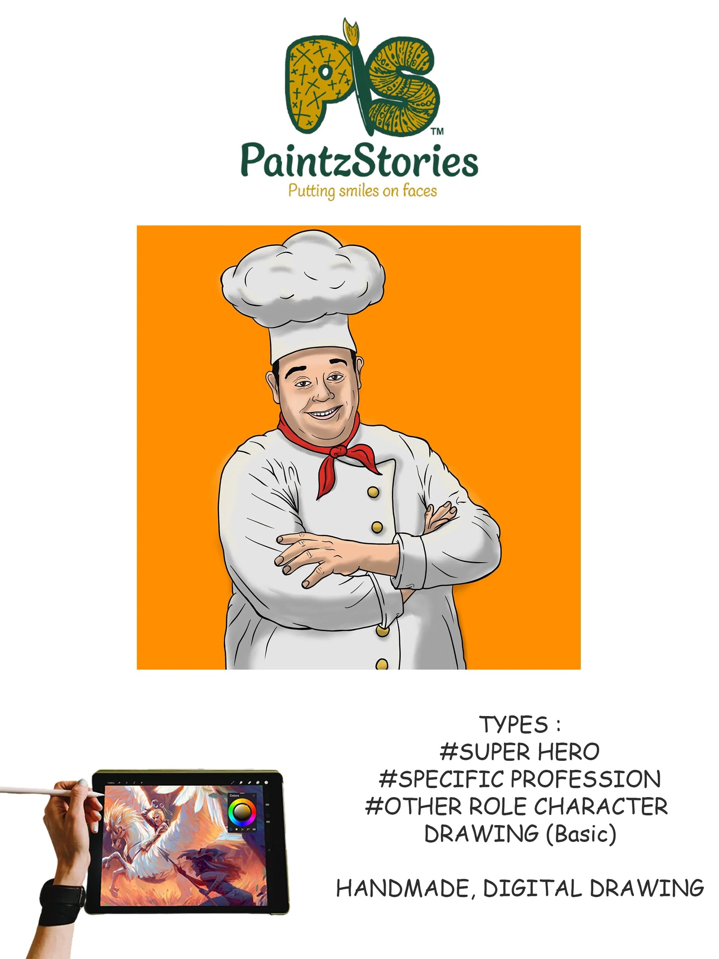 Role character Portrait-Super Hero, Specific profession etc.