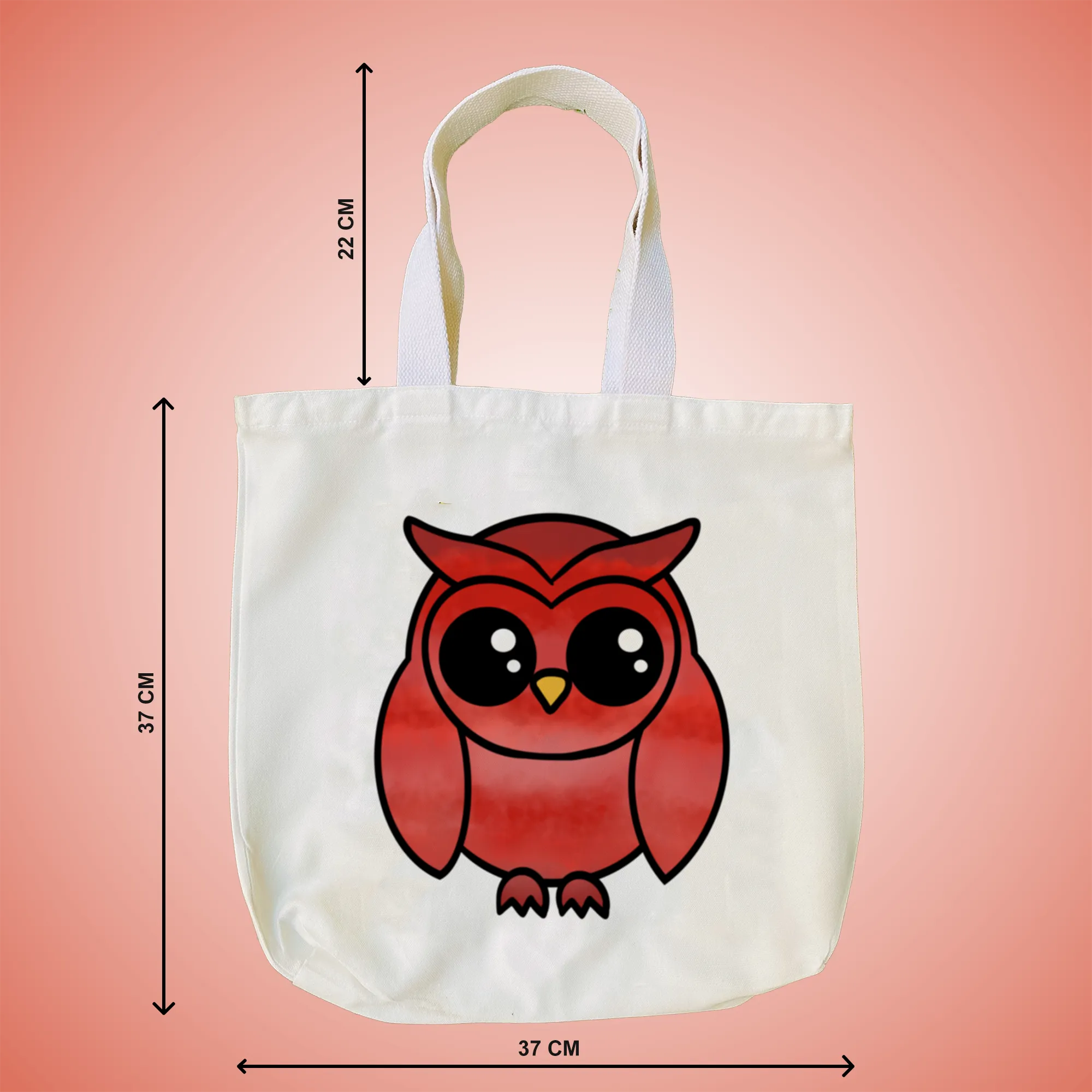 "A graceful owl" Artistic Tote Bag