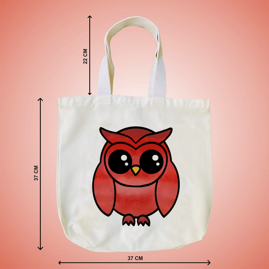 "A graceful owl" Artistic Tote Bag