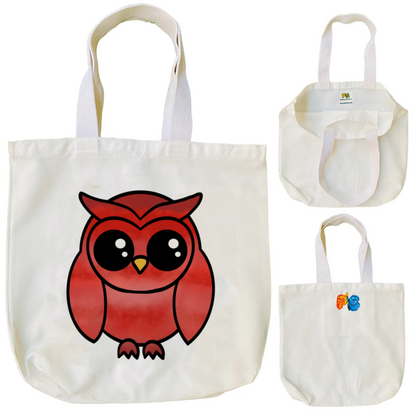 "A graceful owl" Artistic Tote Bag