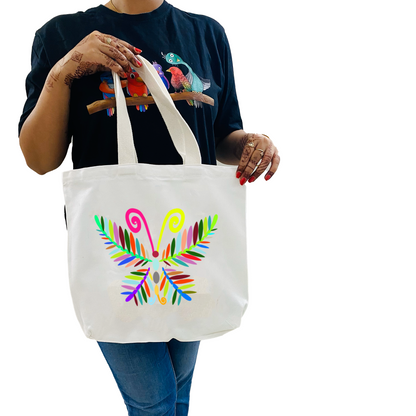 "A vibrant butterfly" Artistic Tote Bag
