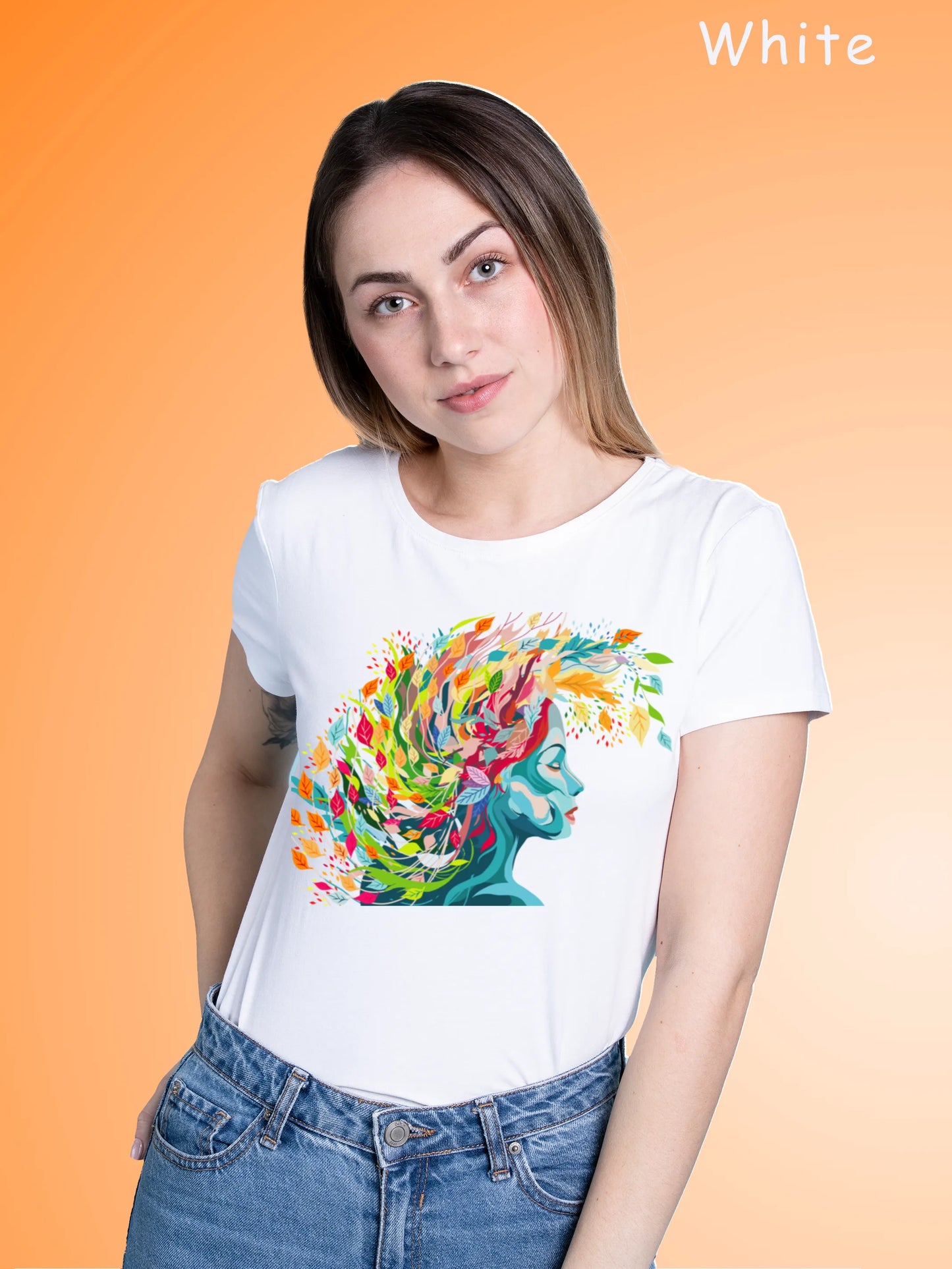 "Embracing Colourful Creativity in Life" Unisex Regular T-Shirt