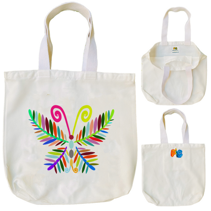 "A vibrant butterfly" Artistic Tote Bag