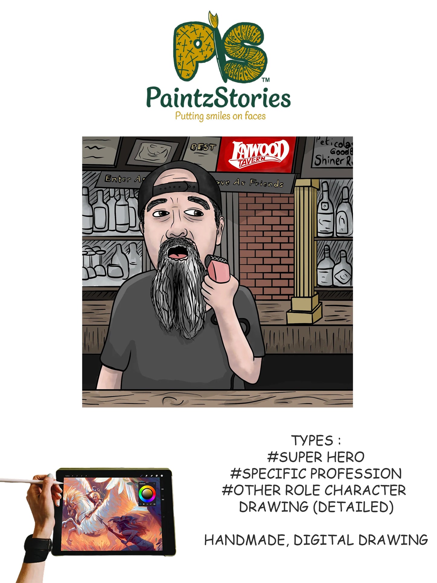 Role character Portrait-Super Hero, Specific profession etc.
