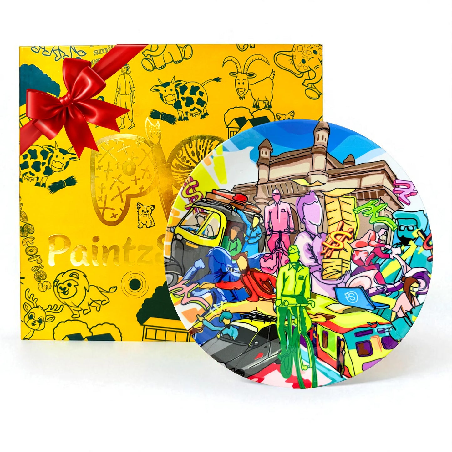 Gift-ready packaging Mumbai Hustle ceramic plate
