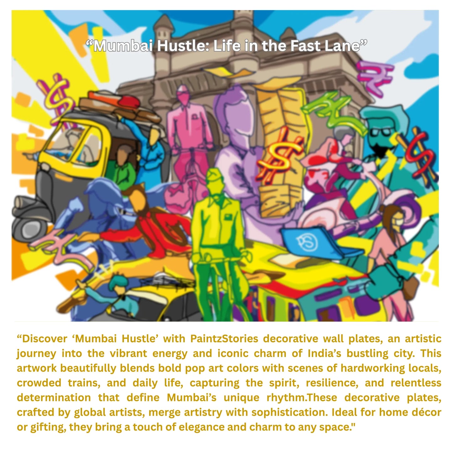 Artwork story card Mumbai Hustle plate