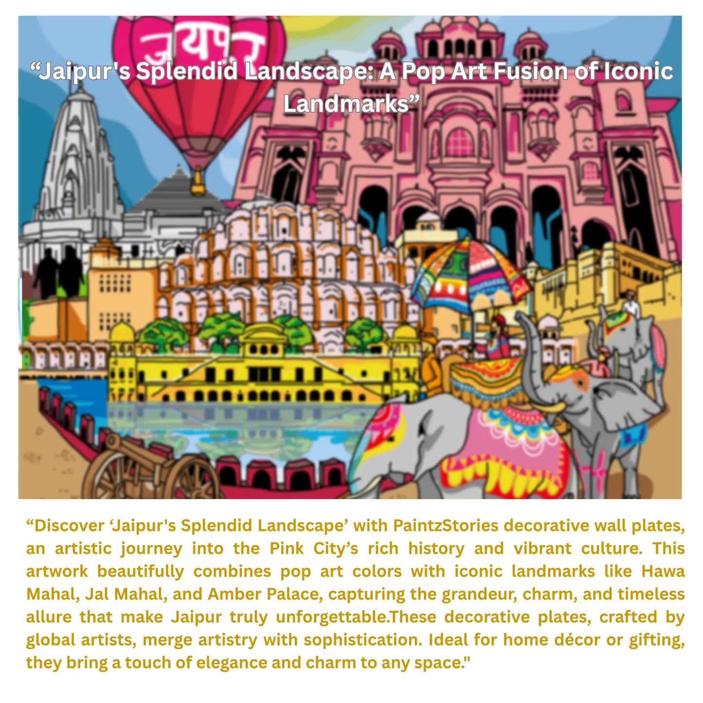 Story card Jaipur’s Splendid Landscape artwork
